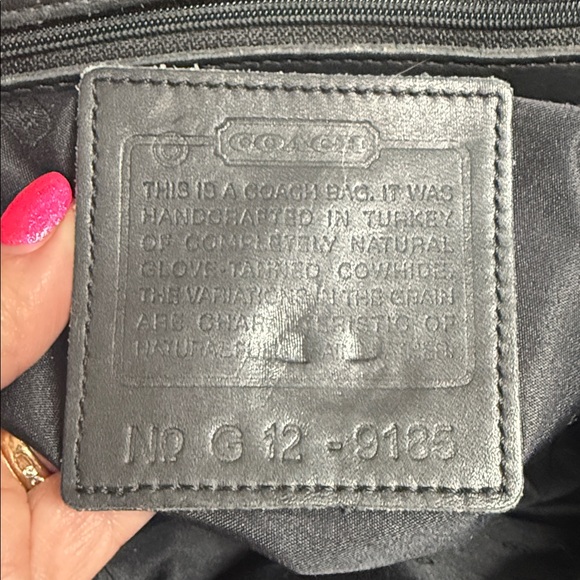 Coach Whitney Black Leather Satchel - Picture 12 of 13